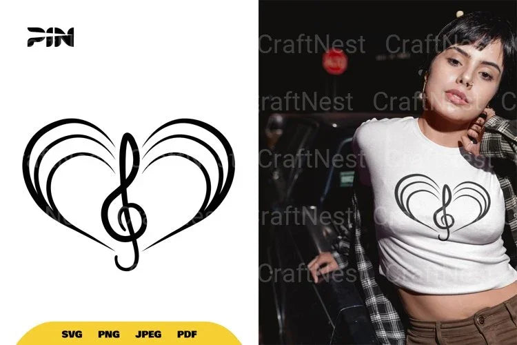 Love and Music SVG Bundle - CraftNest - Digital Crafting and Art