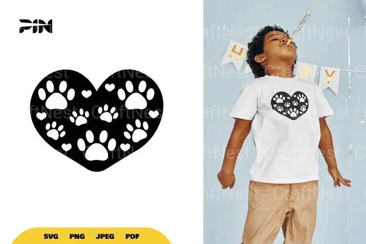 Love and Paw SVG Bundle - CraftNest - Digital Crafting and Art