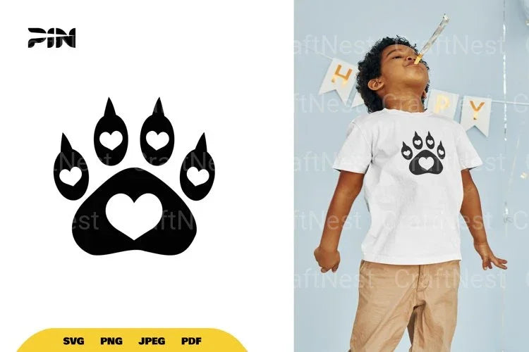 Love and Paw SVG Bundle - CraftNest - Digital Crafting and Art