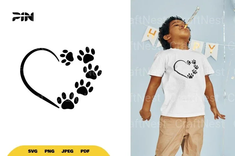 Love and Paw SVG Bundle - CraftNest - Digital Crafting and Art