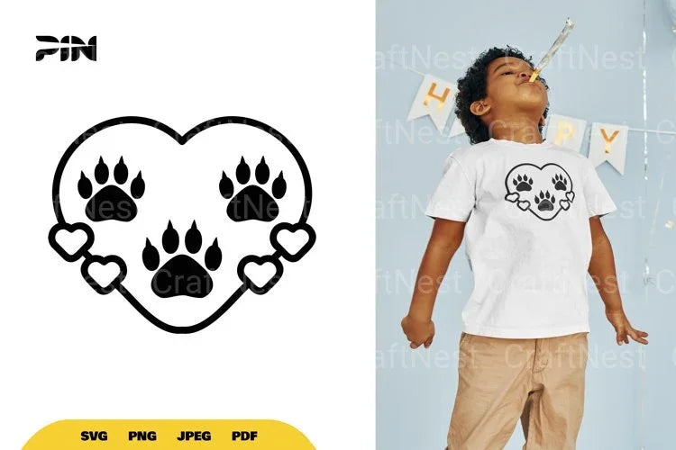 Love and Paw SVG Bundle - CraftNest - Digital Crafting and Art