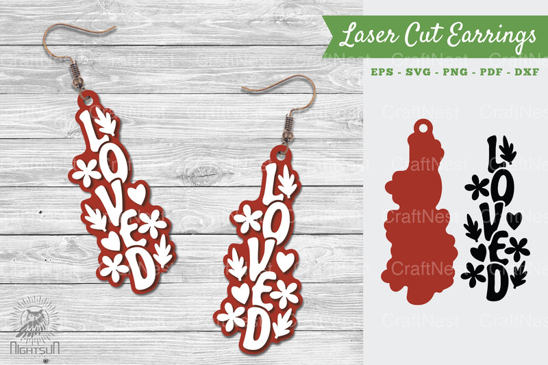 Chic Laser Cut Earrings SVG Bundle - CraftNest - Digital Crafting and Art