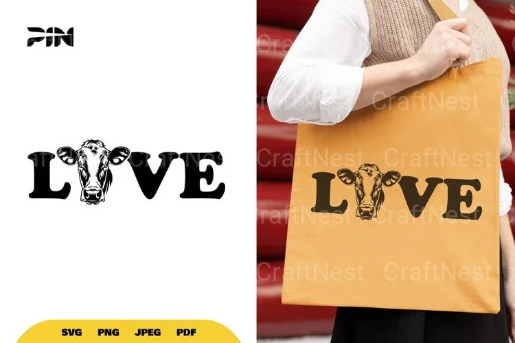 Lovely Cow SVG Bundle - CraftNest - Digital Crafting and Art