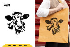 Lovely Cow SVG Bundle - CraftNest - Digital Crafting and Art