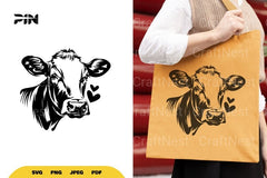 Lovely Cow SVG Bundle - CraftNest - Digital Crafting and Art