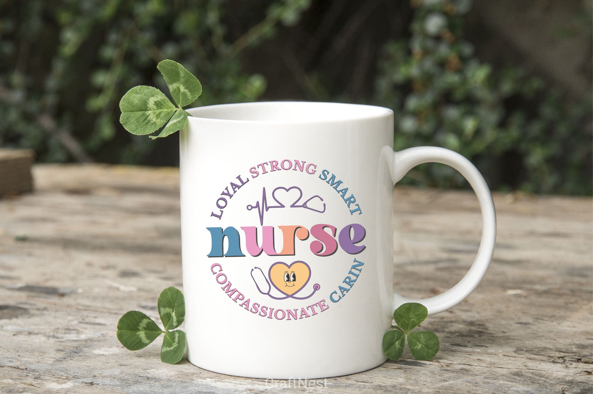 Loyal Strong Smart Nurse Compassionate Caring SVG Bundle - CraftNest - Digital Crafting and Art