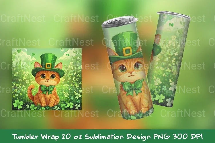 Lucky Cat Tumbler Wrap Clipart Bundle - CraftNest - Digital Crafting and Art