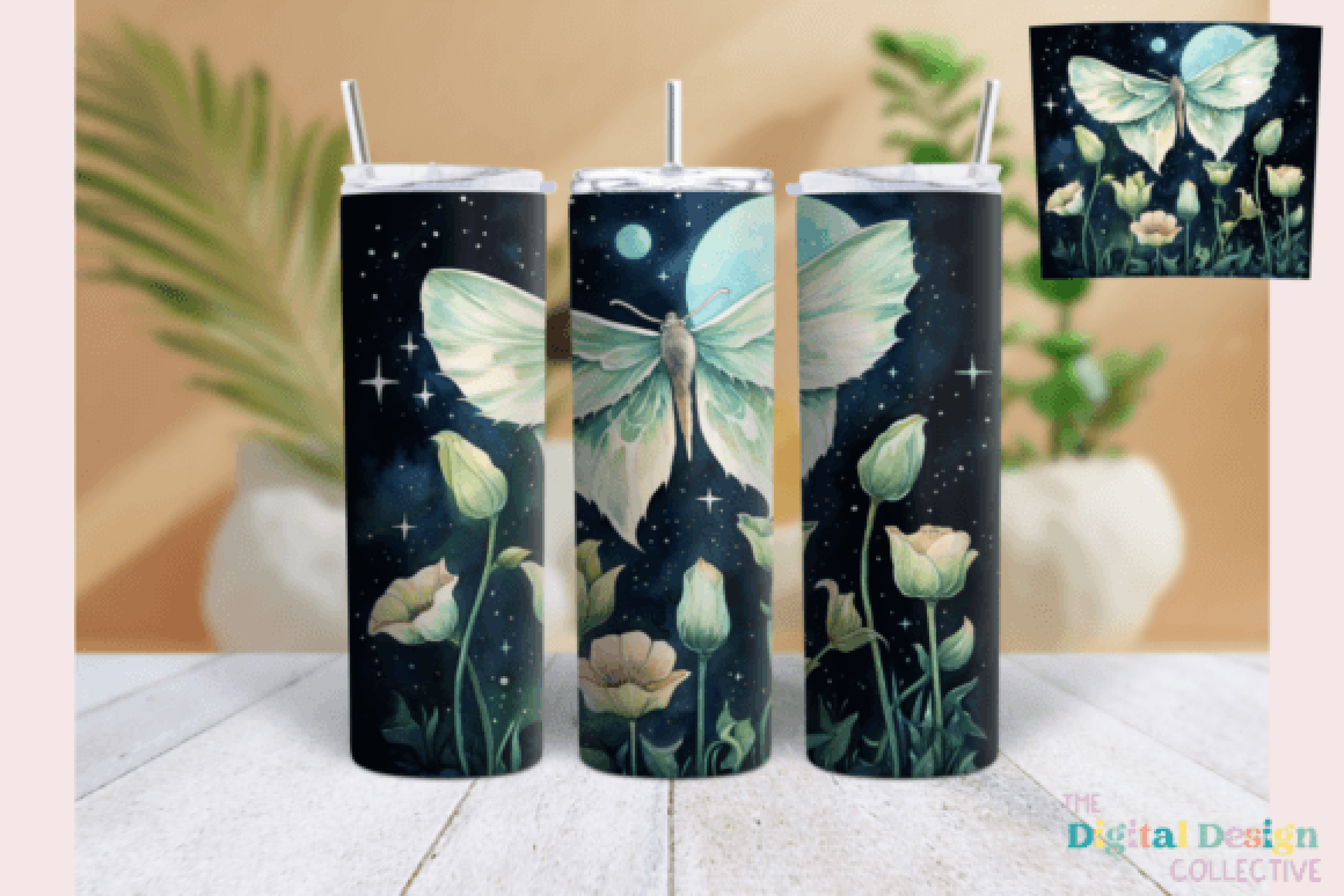 Luna Moth Tumbler Wrap Bundle