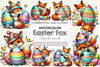 Easter Fox Clipart Bundle