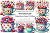 Valentine's Heart Coffee Clipart Bundle