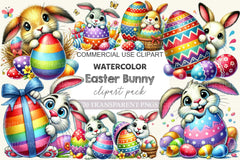 Easter Bunny Clipart Bundle 17 - CraftNest - Digital Crafting and Art