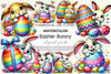 Easter Bunny Clipart Bundle
