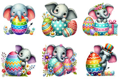 Easter Elephant Clipart Bundle - CraftNest - Digital Crafting and Art