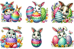 Easter Bunny Clipart Bundle 17 - CraftNest - Digital Crafting and Art