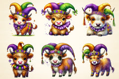 Highland Cow Clipart Bundle 12 - CraftNest - Digital Crafting and Art