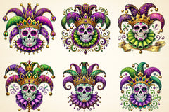 Skull Clipart Bundle 2 - CraftNest - Digital Crafting and Art