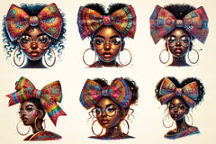 Black History Girl Clipart Bundle - CraftNest - Digital Crafting and Art
