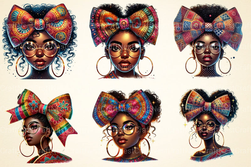 Black History Girl Clipart Bundle - CraftNest - Digital Crafting and Art