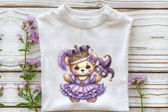 Mardi Gras Teddy Bear Clipart Bundle 1 - CraftNest - Digital Crafting and Art