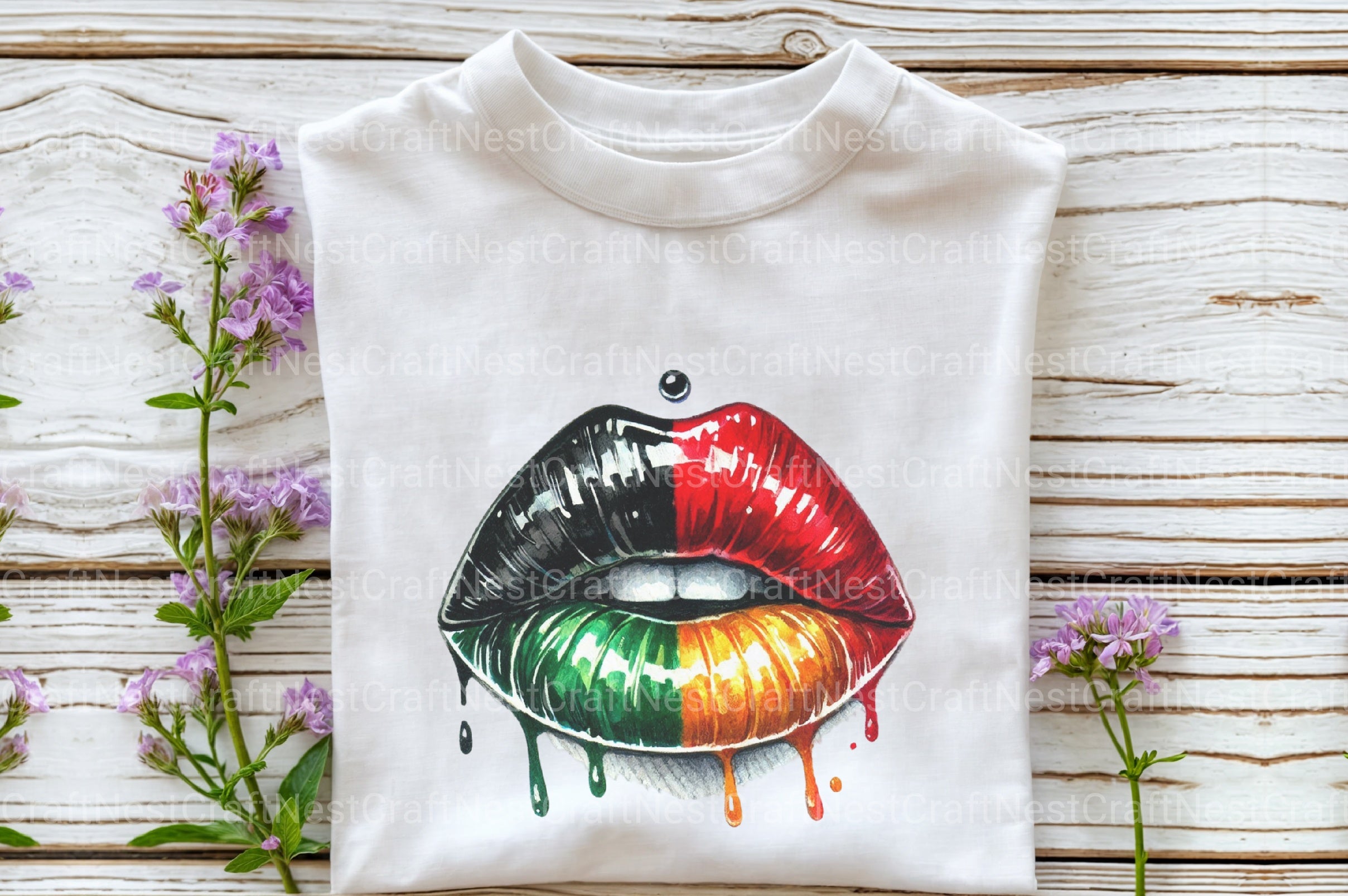 Black History Month Lips Clipart Bundle - CraftNest - Digital Crafting and Art