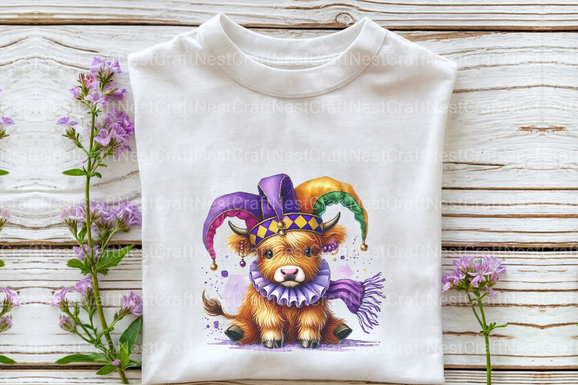 Highland Cow Clipart Bundle 12 - CraftNest - Digital Crafting and Art