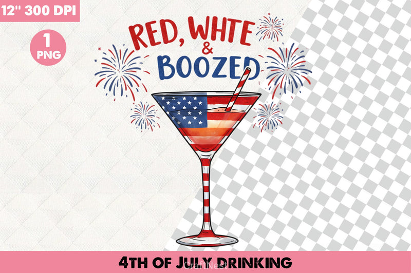 4th of July Drinking Clipart Bundle 5 - CraftNest - Digital Crafting and Art