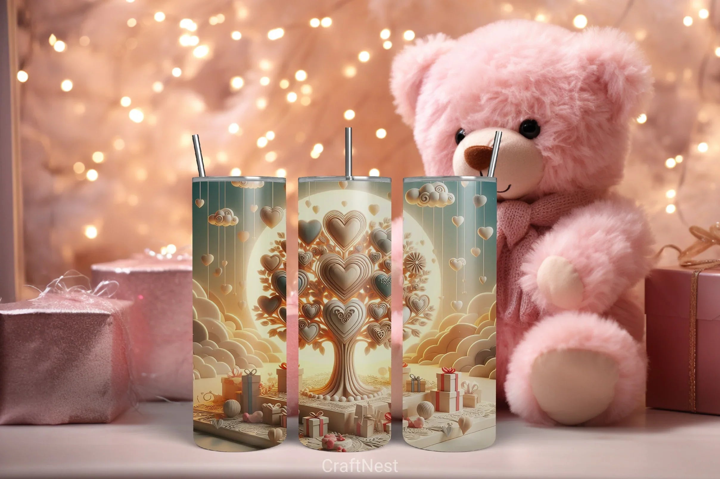 Valentine Tumbler Wrap Bundle 55 - CraftNest - Digital Crafting and Art