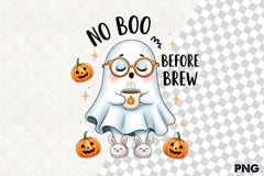 No Boo Before Brew Clipart Bundle - CraftNest - Digital Crafting and Art