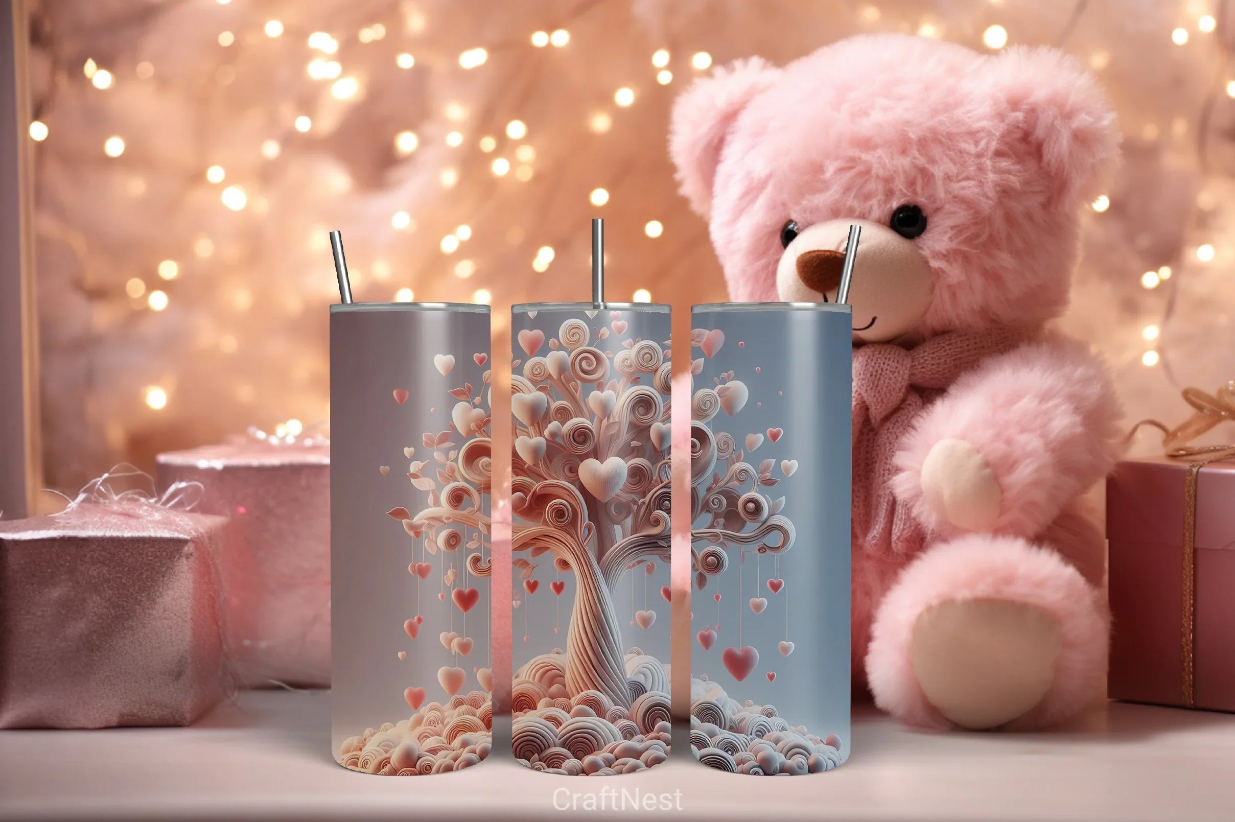 Valentines Tumbler Wrap Bundle 2 - CraftNest - Digital Crafting and Art