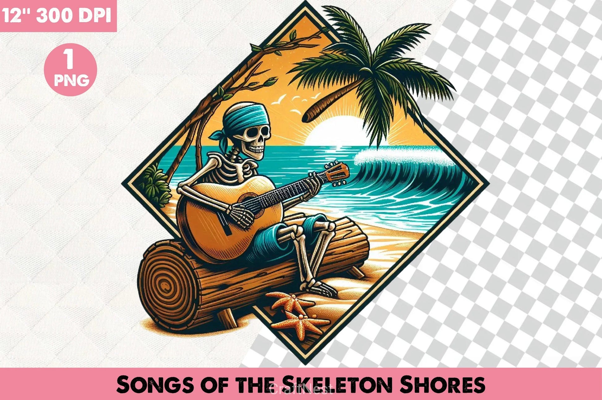 Songs Skeleton Shores Clipart Bundle - CraftNest - Digital Crafting and Art
