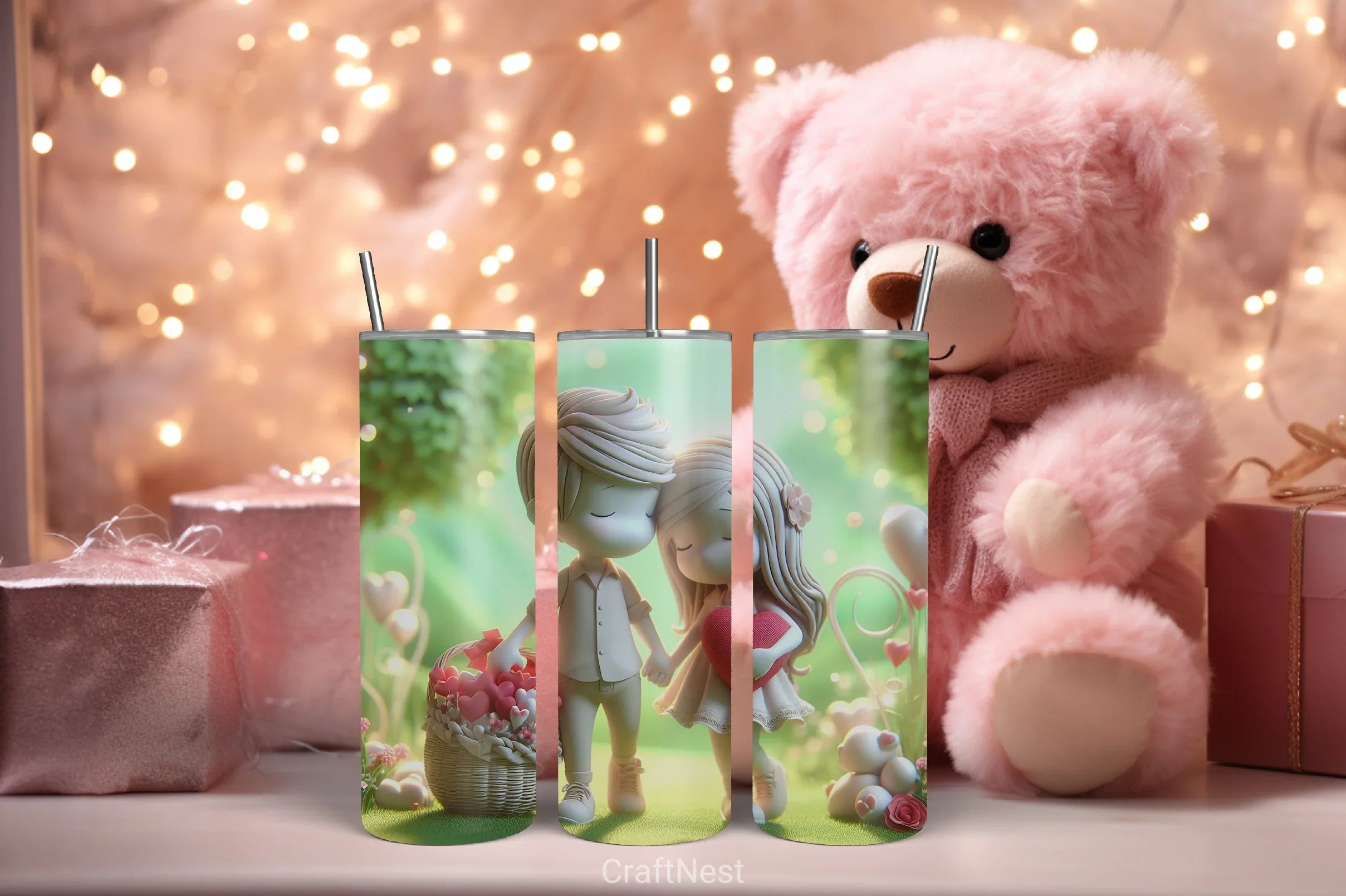 Valentines Tumbler Wrap Bundle - CraftNest - Digital Crafting and Art