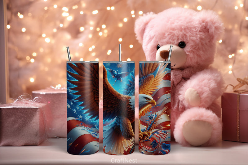 4th of July Tumbler Wrap Bundle 23 - CraftNest - Digital Crafting and Art