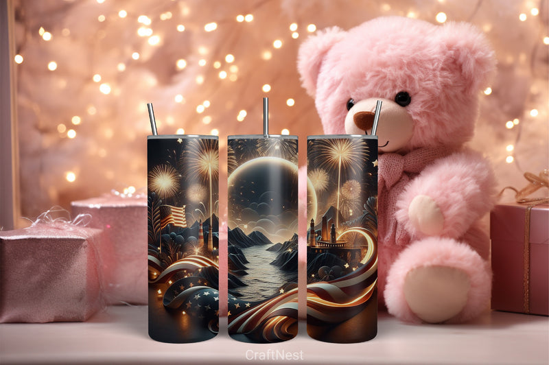 4th of July Tumbler Wrap Bundle 22 - CraftNest - Digital Crafting and Art