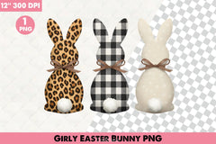 Girly Easter Bunny Clipart Bundle 41 - CraftNest - Digital Crafting and Art