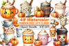 Pumpkin Spice Latte Clipart Bundle 4