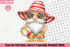 Fun In The Sun Gnome Clipart Bundle