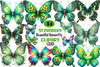St. Patrick's Day Butterfly Clipart Bundle