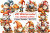 Fall Gnomes Clipart Bundle