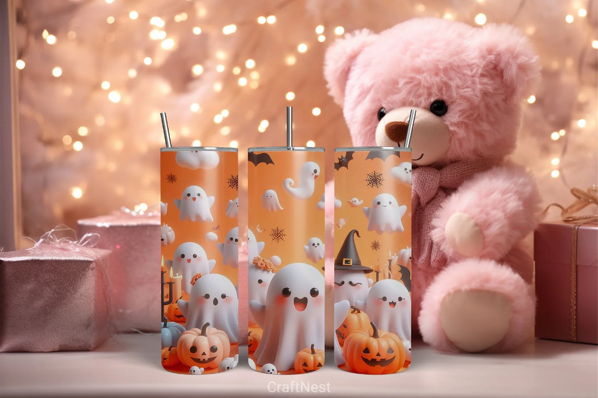Halloween Tumbler Wrap Bundle 69 - CraftNest - Digital Crafting and Art