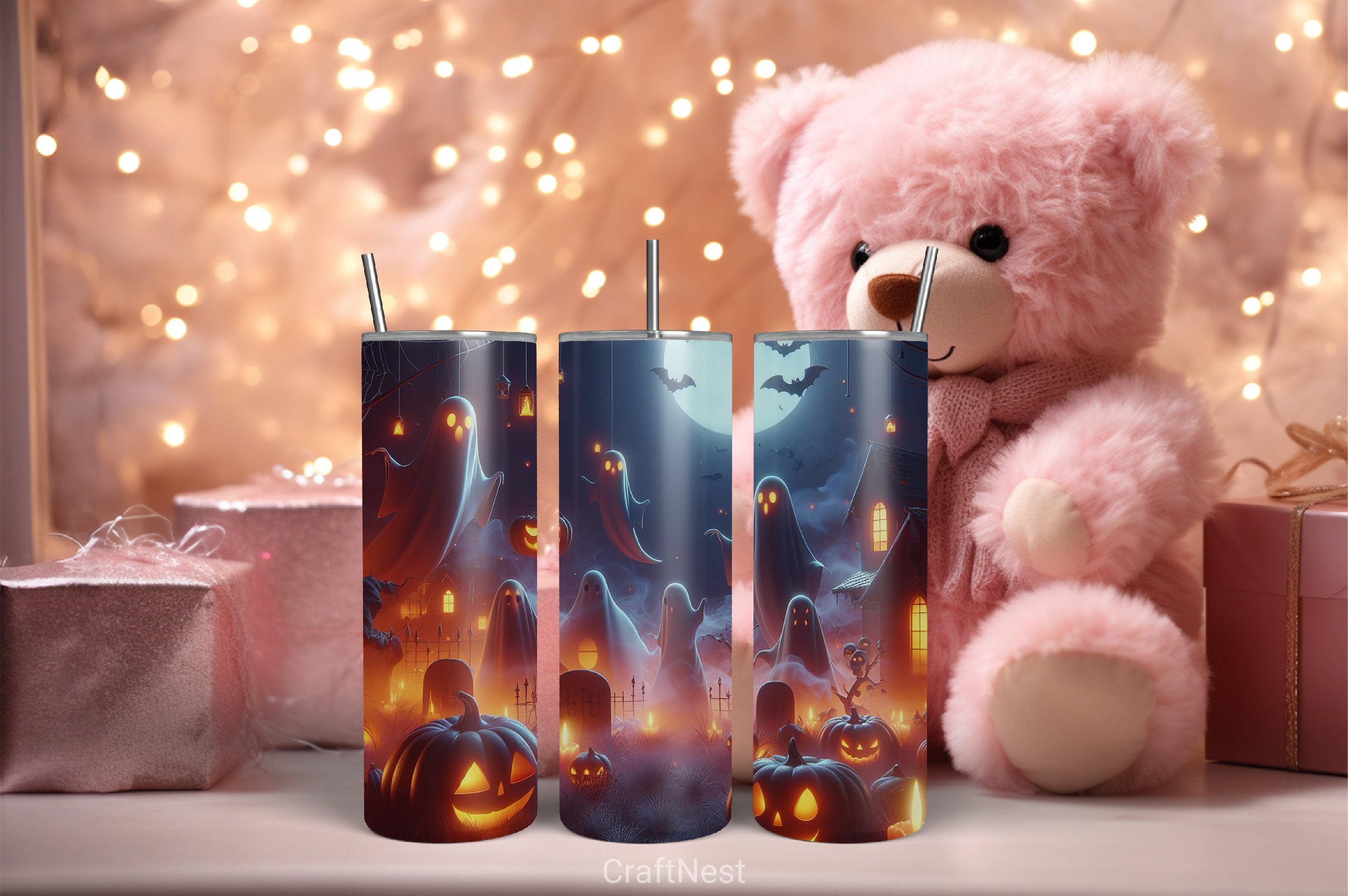 Halloween Tumbler Wrap Bundle 38 - CraftNest - Digital Crafting and Art