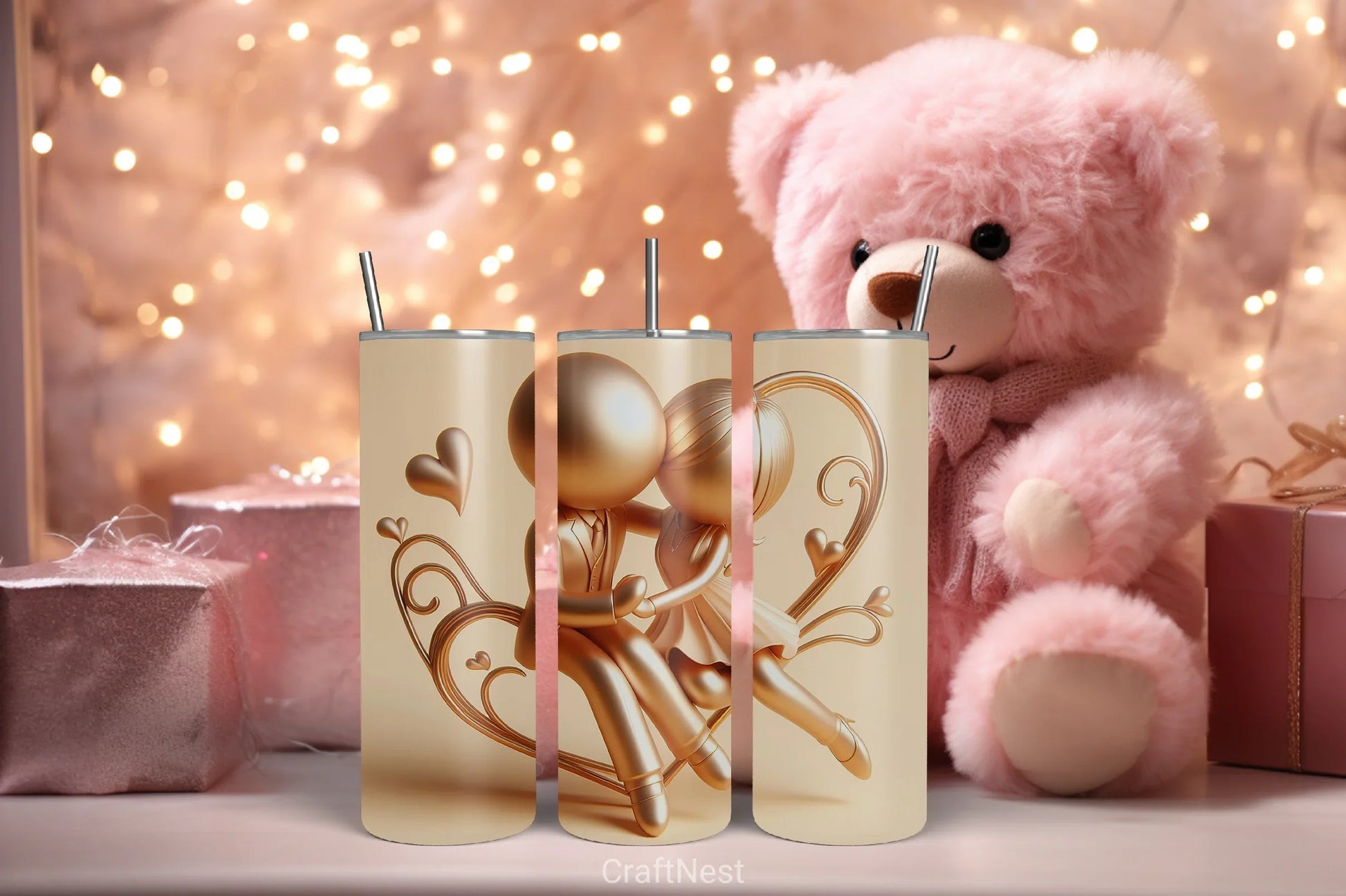 Valentine Tumbler Wrap Bundle 91 - CraftNest - Digital Crafting and Art