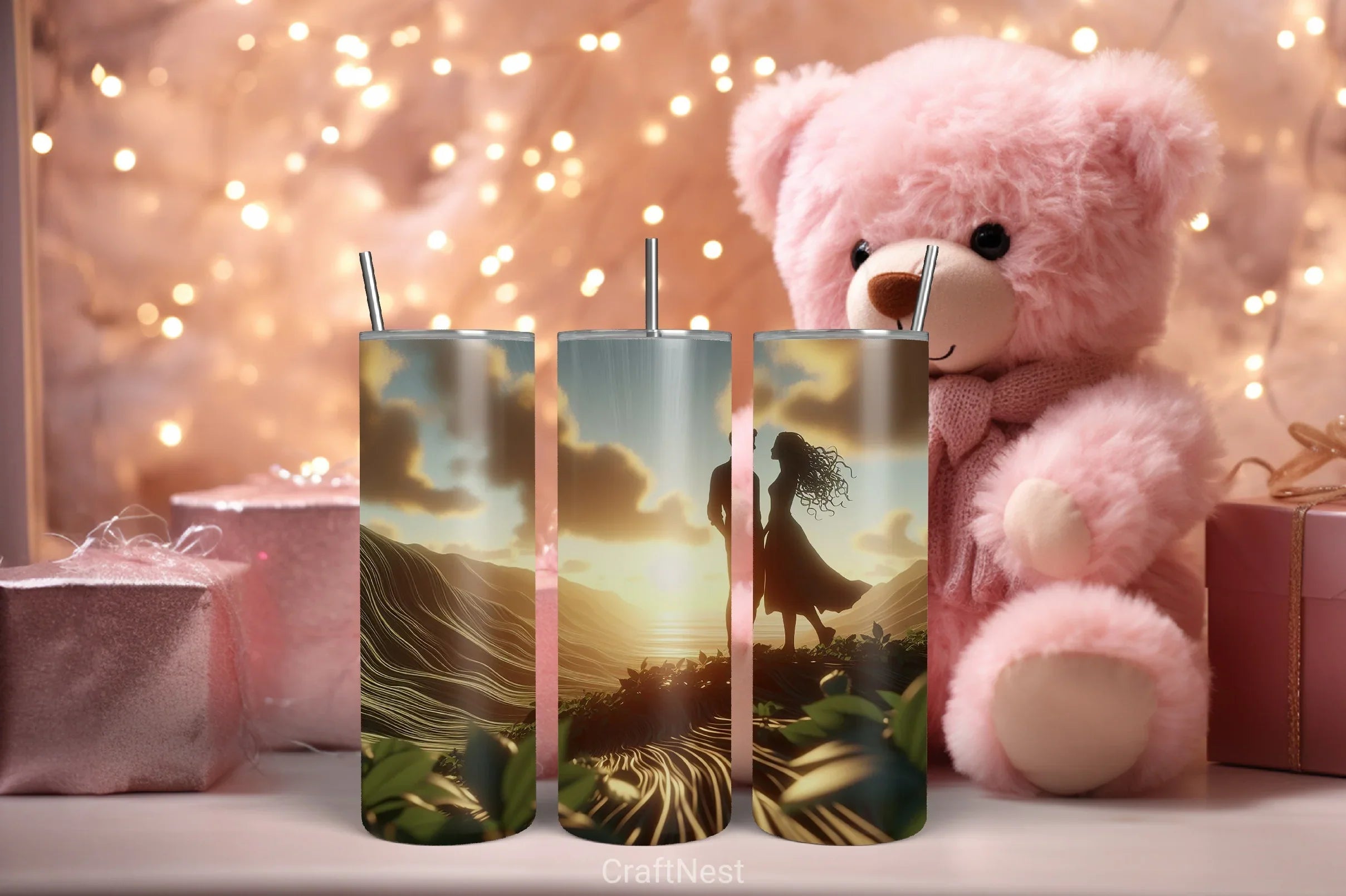 Valentine Tumbler Wrap Bundle 14 - CraftNest - Digital Crafting and Art