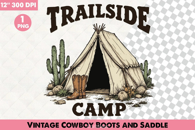 Vintage Cowboy Boots & Saddle Clipart Bundle - CraftNest - Digital Crafting and Art