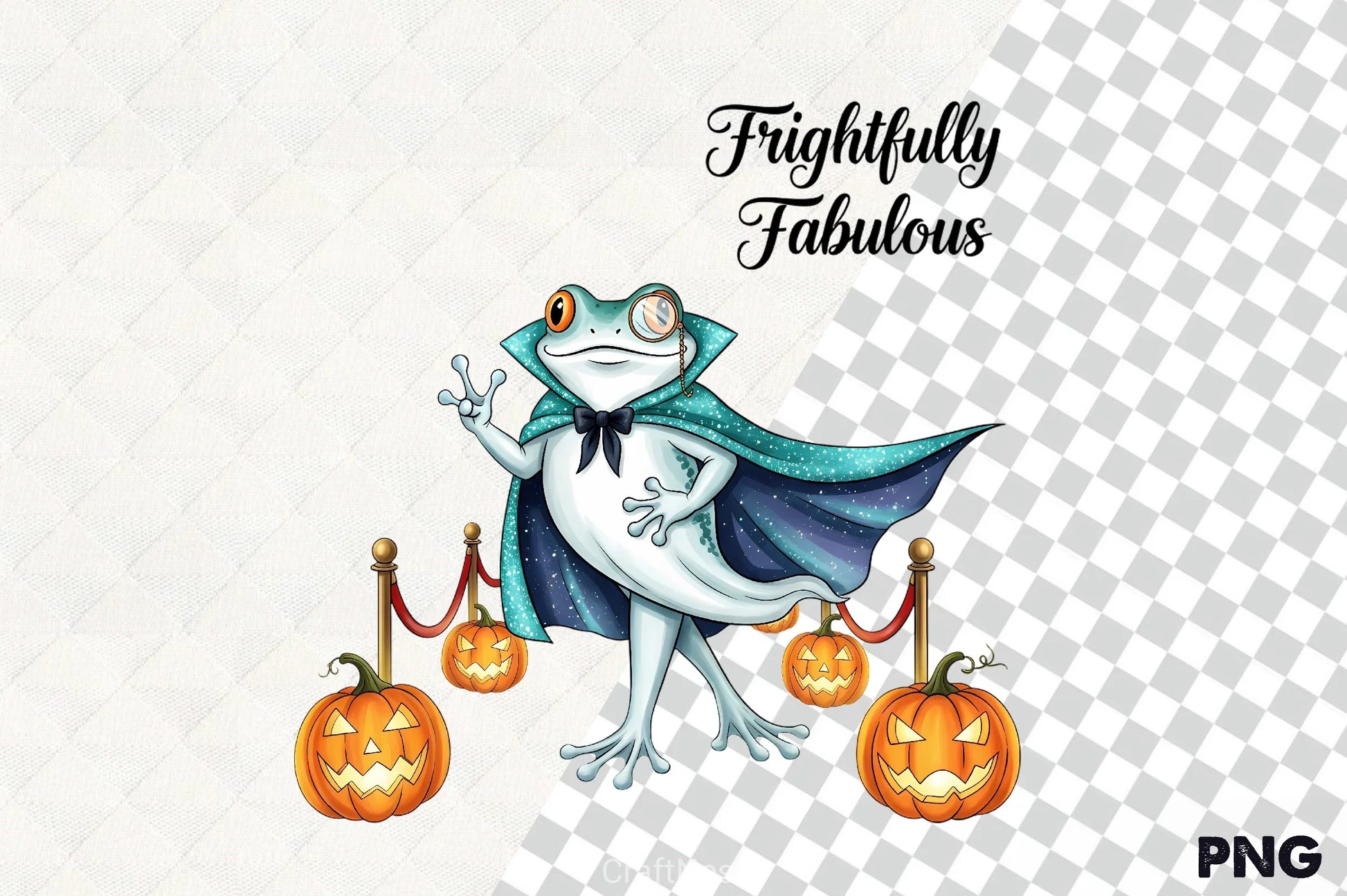 Halloween Frog Red Carpet Clipart Bundle - CraftNest - Digital Crafting and Art