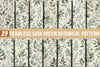 Seamless Sage Green Botanical Pattern Digital Paper