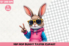 Hip Hop Bunny Easter Clipart Bundle - CraftNest - Digital Crafting and Art