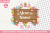 Easter Bunny Name Frame Clipart Bundle  3