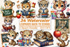 Baby Leopards Back to School Clipart Bundle