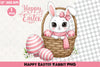 Happy Easter Rabbit Clipart Bundle