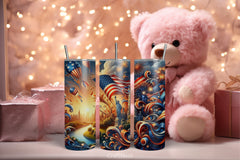 4th of July Tumbler Wrap Bundle 133 - CraftNest - Digital Crafting and Art